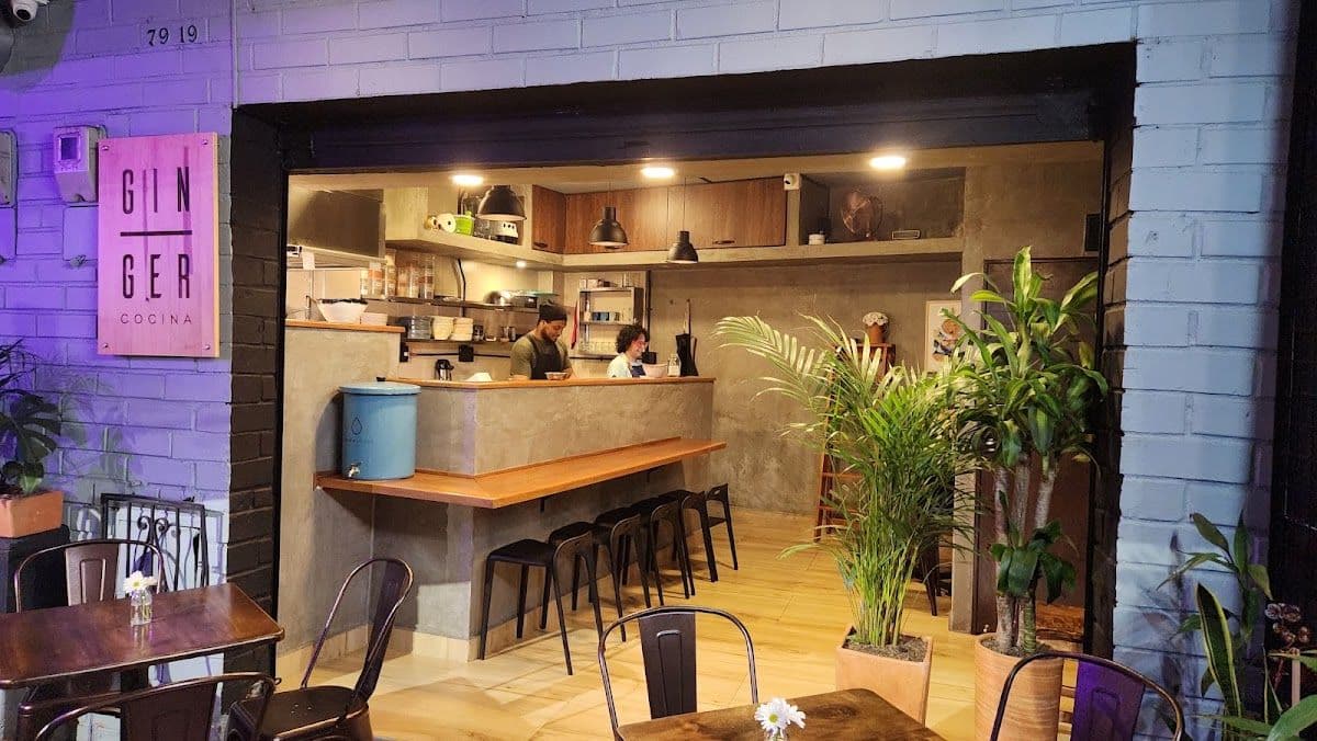 Ginger Cocina vegan Asian restaurant in Laureles, Medellín